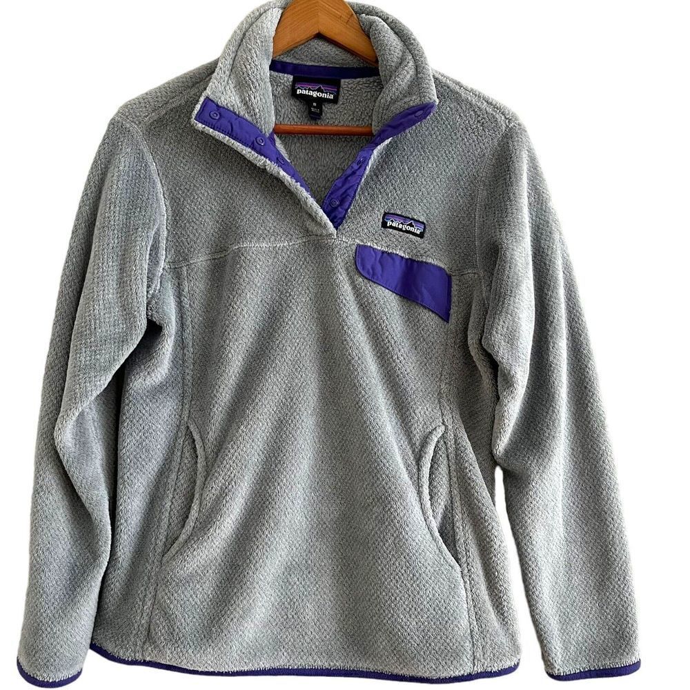 Patagonia Re Tool Snap T Fleece Synchilla Pullover Jacket size M - Picture 2 of 14